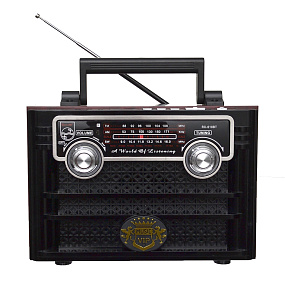 Радиоприемник GOLON RX-618BT коричневый/черный