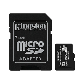 MicroSD 16Gb Kingston Class 10 100Mb/s +SD adapter
