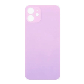 Задняя крышка iPhone 12 (стекло) фиолетовый orig fabric