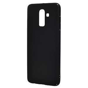 Задняя накладка для Samsung J810 Galaxy J8 (2018) пластик PC002 черный