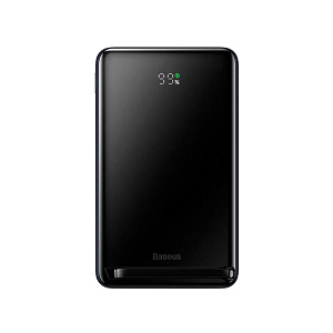 Портативное зарядное устройство Baseus Magnetic Bracket Wireless 20W (PPCX000203) 10000mAh синий
