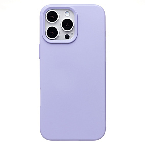 Кейс iPhone 16 Pro Max Silicone Case без логотипа светло-фиолетовый