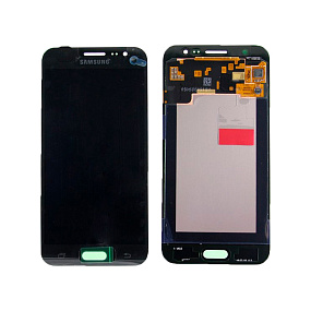 Дисплей для телефона Samsung J320F/J3 2016 в сборе с тачскрином Черный - AA (TFT)