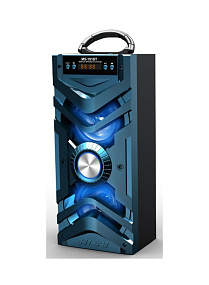 Колонка MS-191BT (Bluetooth/MicroSD/USB/FM/AUX) 10W синяя