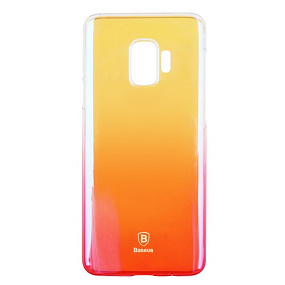 Силиконовый чехол для Samsung G960 Galaxy S9 Baseus Glaze розовый GC04