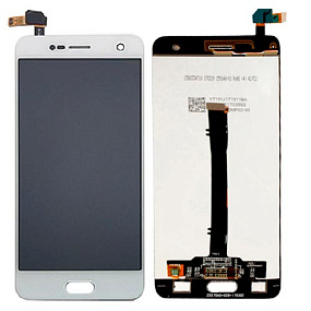 Дисплей для телефона ZTE Blade V8 в сборе с тачскрином Белый