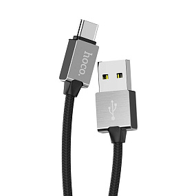 Дата кабель micro USB - USB Hoco U49 1м 2,4А черный