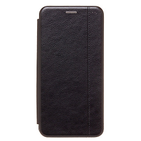 Чехол-книжка под кожу Xiaomi Redmi 13C/Poco C65 BC002 боковой флип черный