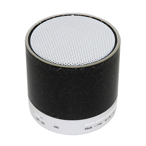 Колонка beatsbox (Bluetooth/MicroSD/USB/FM) светящаяся с рисунком черная