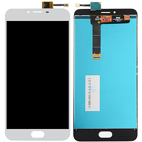 Дисплей для телефона Meizu U20 в сборе с тачскрином Белый