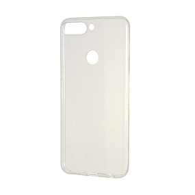 Силиконовый чехол Honor 7C Pro прозрачный 