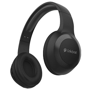 Bluetooth-наушники Celebrat A23 полноразмерные черные