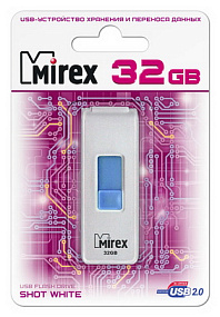 32Gb Mirex Shot белая 2.0