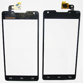 Сенсор для телефона Philips W6610 Черный