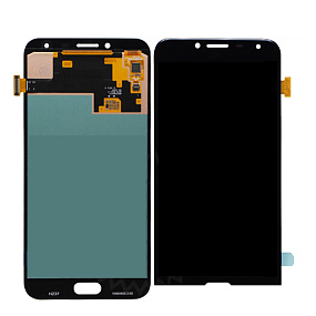 Дисплей для телефона Samsung J400F (J4 2018) в сборе с тачскрином Черный - Оригинал