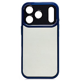 Кейс iPhone 17 Pro силикон PC090 синий