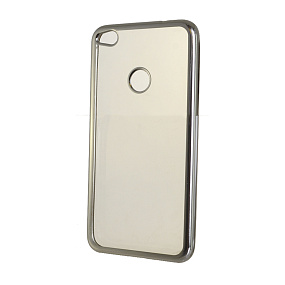 Силиконовый чехол Honor 8 Lite Activ Pilot серебро