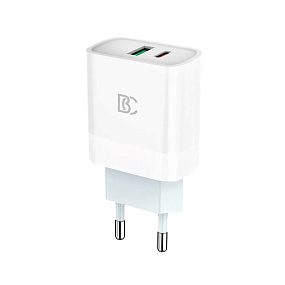 СЗУ-USB/USB-C BC C62 18W QC3.0 PD белый
