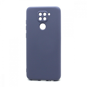 Силиконовый чехол Xiaomi Redmi Note 9 New Era серый