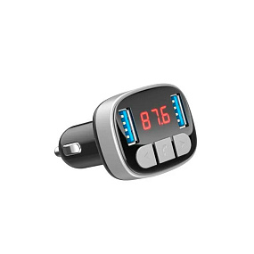 FM-модулятор X27 (Bluetooth, TF,2USB,AUX) черный