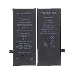 АКБ для телефона iPhone 8 - (Pisen) усиленная 2130 mAh