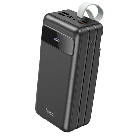 Портативное зарядное устройство Hoco J86B PD 4USB/Light/Micro/Type-C/лампа QC3.0 60000mAh черный