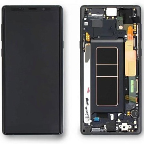 Дисплей для телефона Samsung N960F (Note 9) модуль Черный - Оригинал