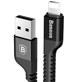 Дата кабель lightning - USB Baseus CALZJ-A01 Confidant черный 1м