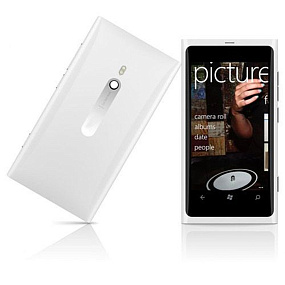 корпус для телефона Nokia 800+ср.часть (белый)