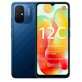 Смартфон Xiaomi Redmi 12C 4/128gb синий