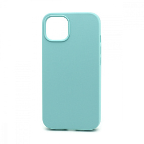 Кейс iPhone 13 Silicone Case без логотипа светло-голубой