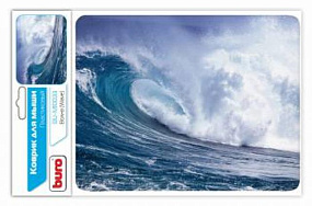 Коврик для мыши Buro пластиковый волна 80х230мм