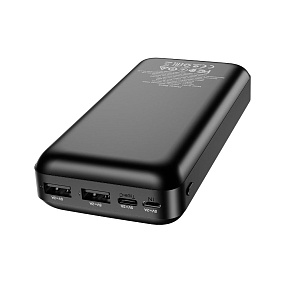 Портативное зарядное устройство Borofone BJ16A 2USB/Micro/Type-C 20000mAh черный