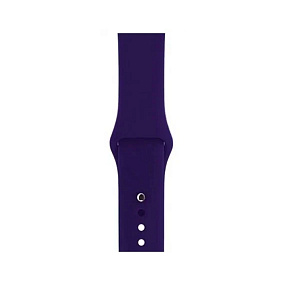 Ремешок Apple Watch Silicone 42/44/45mm баклажановый