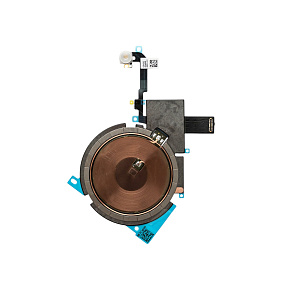 Шлейф iPhone 15 Pro на беспроводную зарядку/вспышку/микрофон