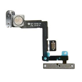 Шлейф iPhone 11 на кнопку включения/микрофон/вспышку