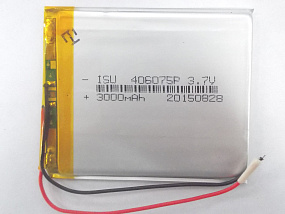 АКБ универсальная 406075p 3000mAh (4*60*75)