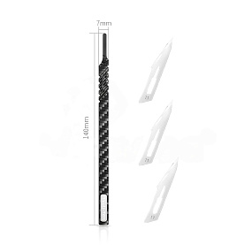 Ручка для скальпеля QianLi TX01 (карбон, для лезвий №10-15)