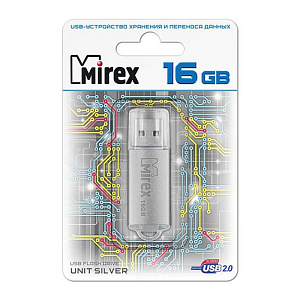 16Gb Mirex Unit серебро 2.0