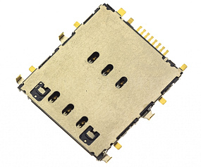 Коннектор SIM Samsung P5200/P5210/T110/T111/T310/T311/T320/T321/T325/T331/T530/T531/G357F/P550