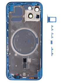 Корпус iPhone 13 Синий (1 Sim) - Премиум