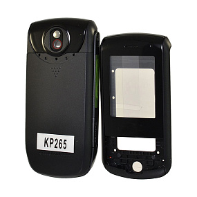 корпус для телефона LG KP 265 +ср.часть черный