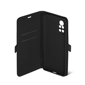 Чехол-книжка DF под кожу Huawei Nova 8 черный