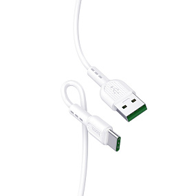 Дата кабель Type-C - USB Hoco X33 1м белый (УЦЕНКА) тех. пак., заряжает не все устройства