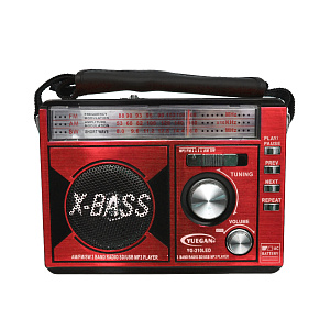 Радиоприемник YG-210BT красный