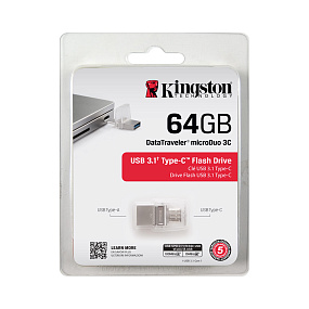 64Gb Kingston microDuo 3C USB 3.0 + Type C