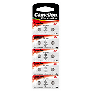Батарейка Camelion AG 4 10BL 1шт