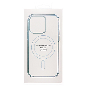 Кейс iPhone 16 Pro Max силикон SafeMag SM006 прозрачный