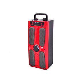 Колонка JBK-8833 (Bluetooth/TF/USB/FM/AUX/LED) 10W красная