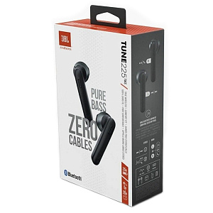 Bluetooth-наушники беспроводные JBL Tune 225NC TWS черные(УЦЕНКА)б/у, потертости